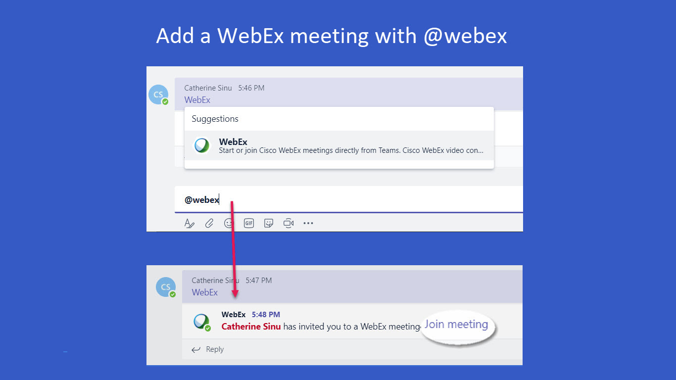 Microsoft Teams Webex